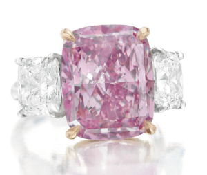 10.09 ct Fancy Vivid Purple-Pink Diamond Goes on Auction