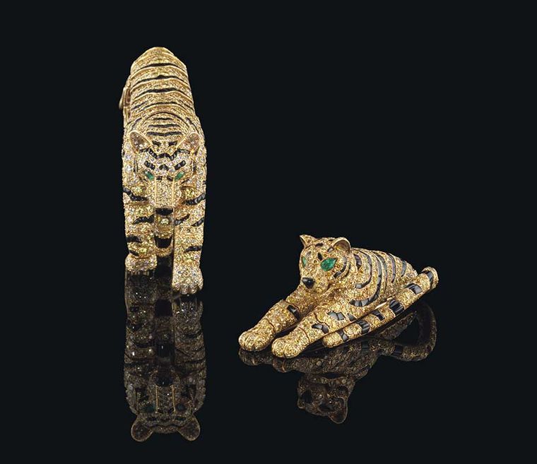 Duchess of Windsor’s Cartier Tigers up for Auction at Christie’s