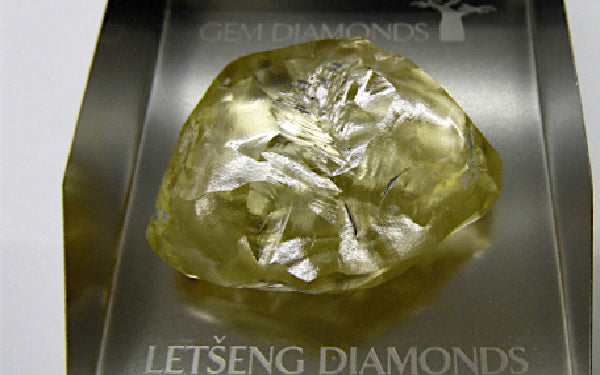 Huge Yellow Diamond Recovered in Lesotho