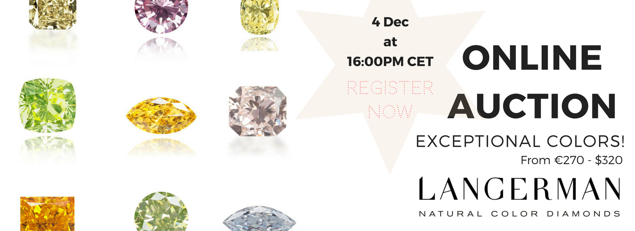 NEW! Our ONLINE AUCTION - Dec. 4 - Exceptional Colors