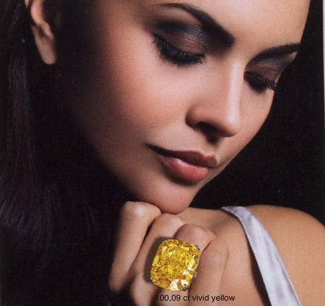 Vivid yellow diamond