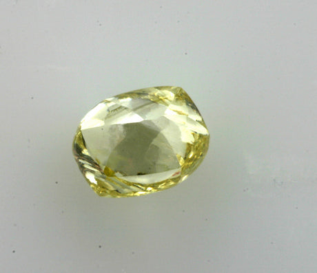 Vivid yellow-green rough diamond