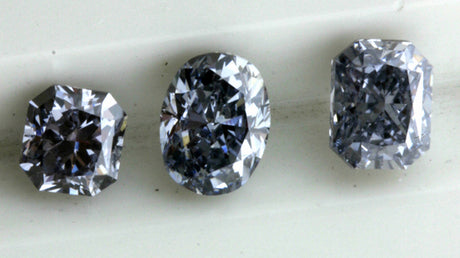 Intense and vivid blue diamonds