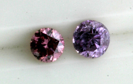 Vivid pink and vivid purple diamond