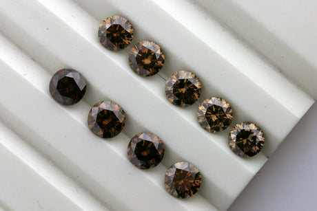 Chocolate brown diamonds