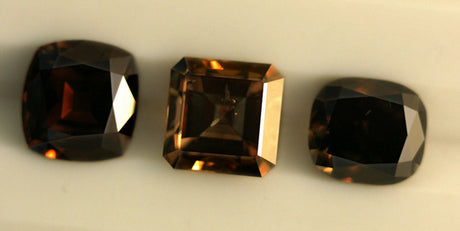 Dark brown diamonds