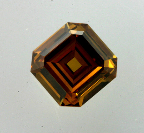 Orange brown square diamond