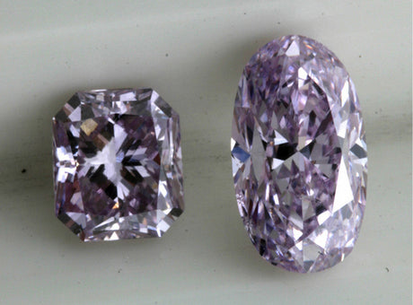 Intense purple diamonds