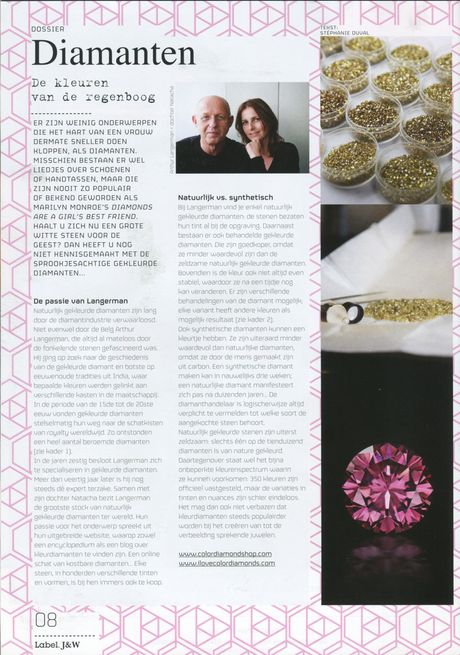 Published in Label. Jewel & watches about Langerman Diamonds
