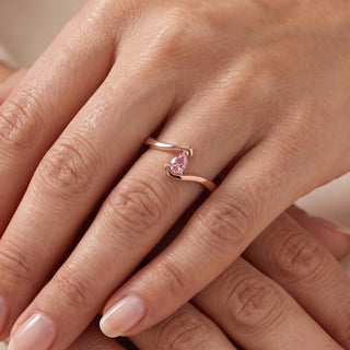 Purple Diamond Tension Ring