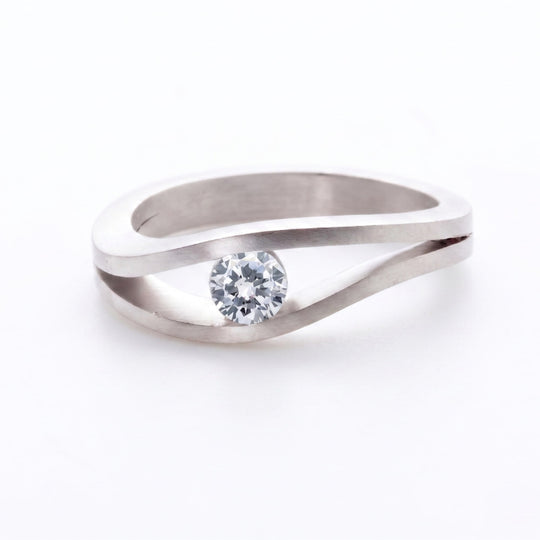 Blue Diamond Tension Ring