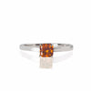 Cognac Solitaire Ring