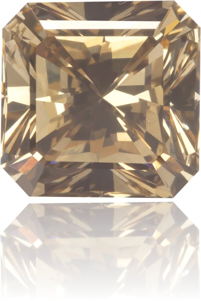 Natural Brown Diamond Square 1.24 ct Polished