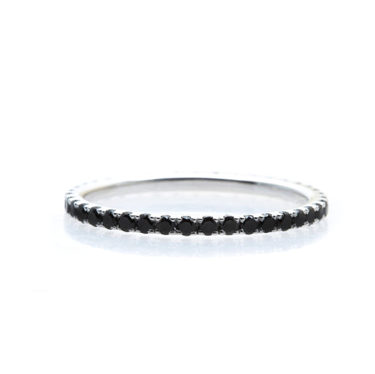 Black Diamonds Eternity Ring