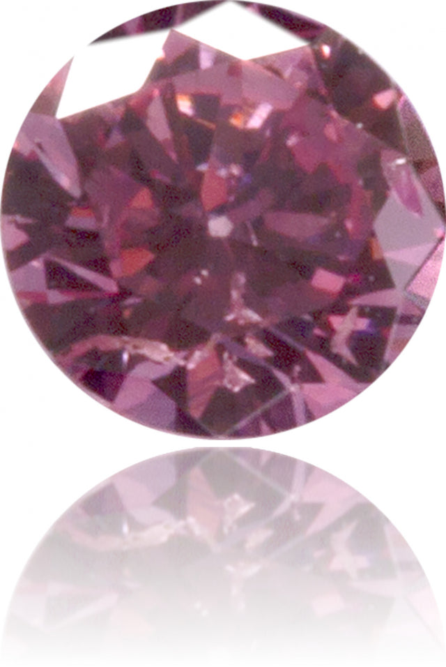 Natural Pink Diamond Round 0.07 ct Polished