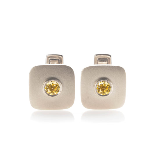 Canary Diamonds Cufflinks