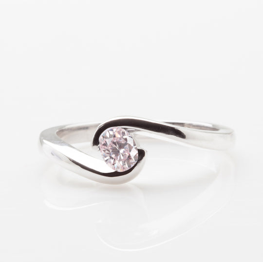 Pink Oval Tension Ring