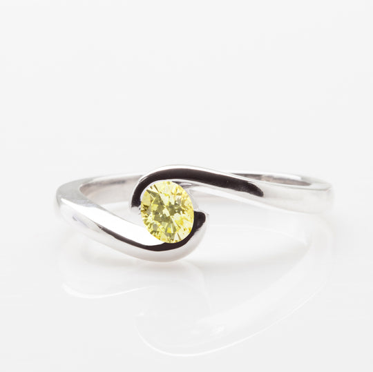 Yellow Oval Tension Ring