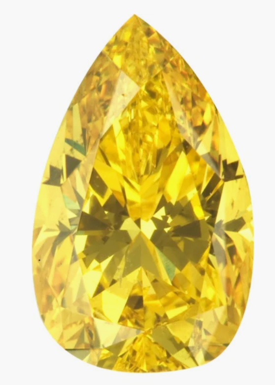 Fancy Vivid Yellow diamond from Langerman Diamonds