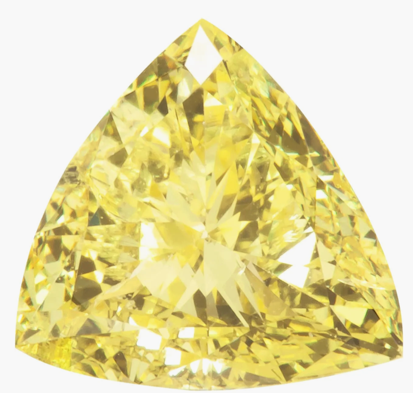 Fancy Vivid Yellow diamond from Langerman Diamonds.