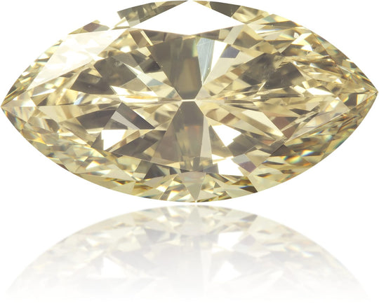 Natural Yellow Diamond Marquise 2.24 ct Polished