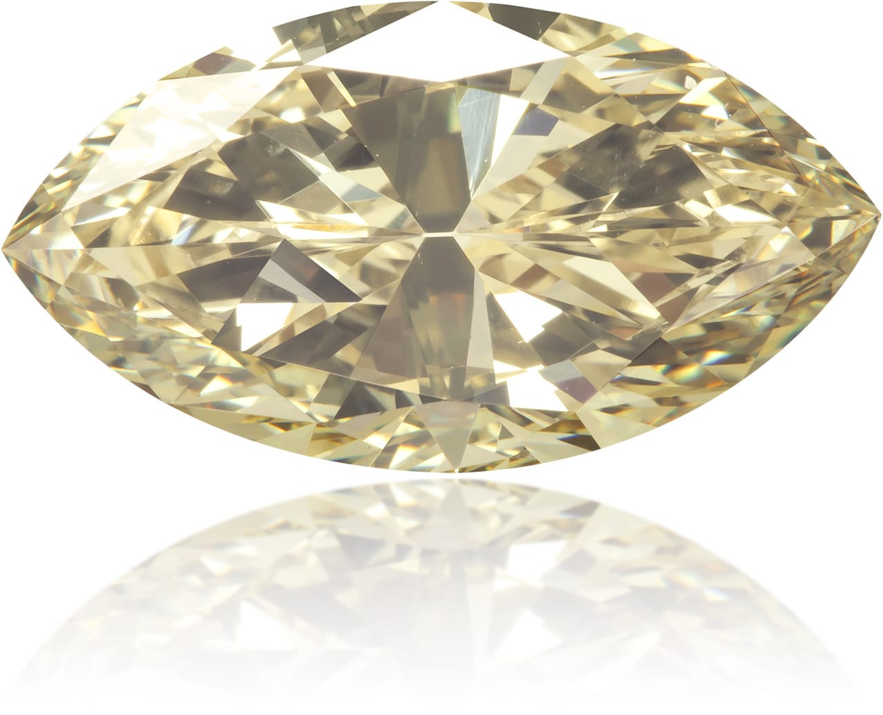 Natural Green Diamond Marquise 2.24 ct Polished