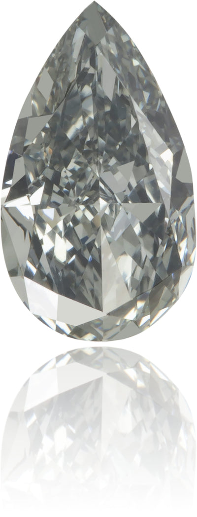 Natural Green Diamond Pear Shape 0.38 ct Polished
