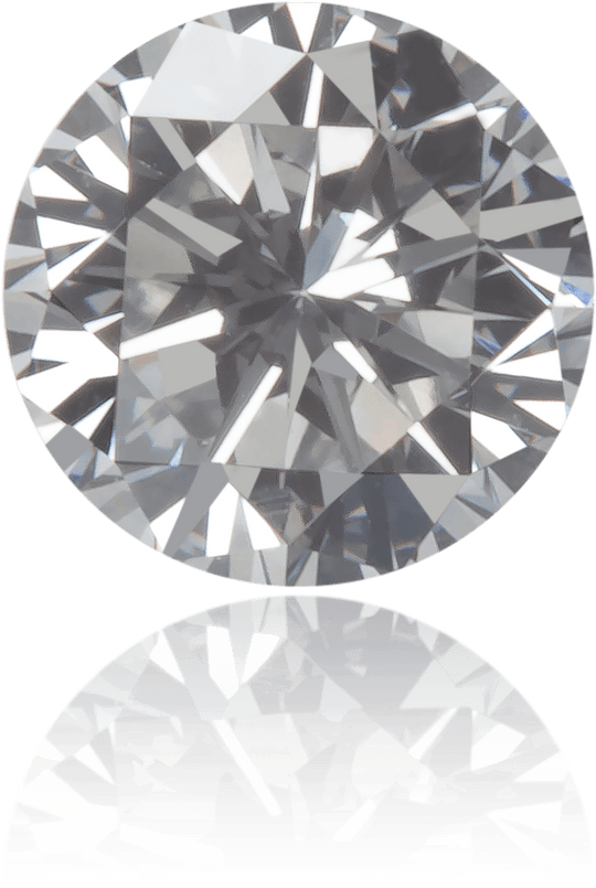 Natural Gray Diamond Round 0.26 ct Polished