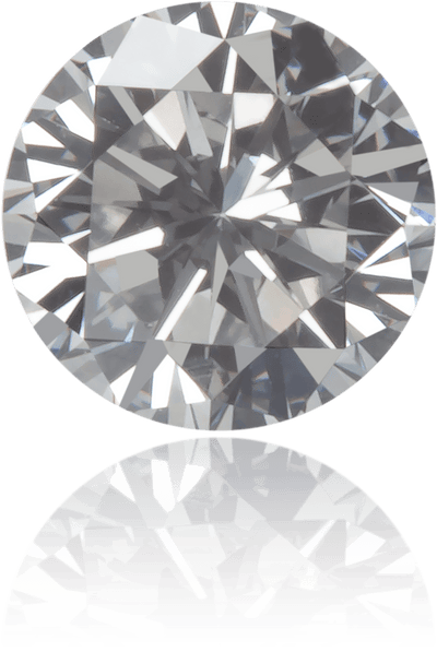 Natural Gray Diamond Round 0.26 ct Polished