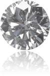 Natural Gray Diamond Round 0.25 ct Polished