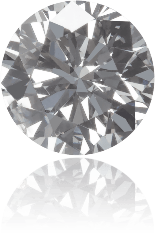 Natural Gray Diamond Round 0.25 ct Polished