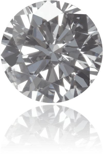 Natural Gray Diamond Round 0.25 ct Polished
