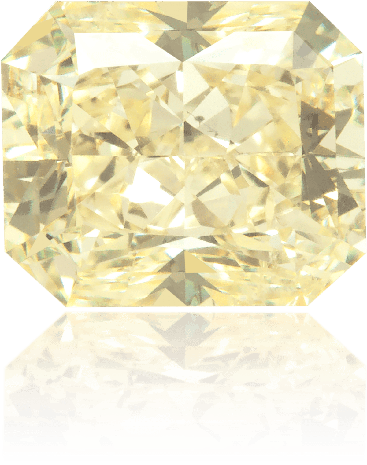 Natural Yellow Diamond Rectangle 1.35 ct Polished