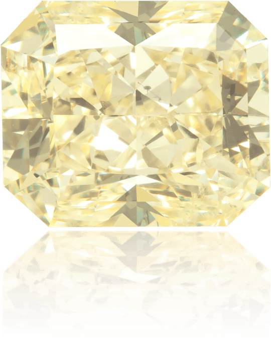 Natural Yellow Diamond Rectangle 1.35 ct Polished