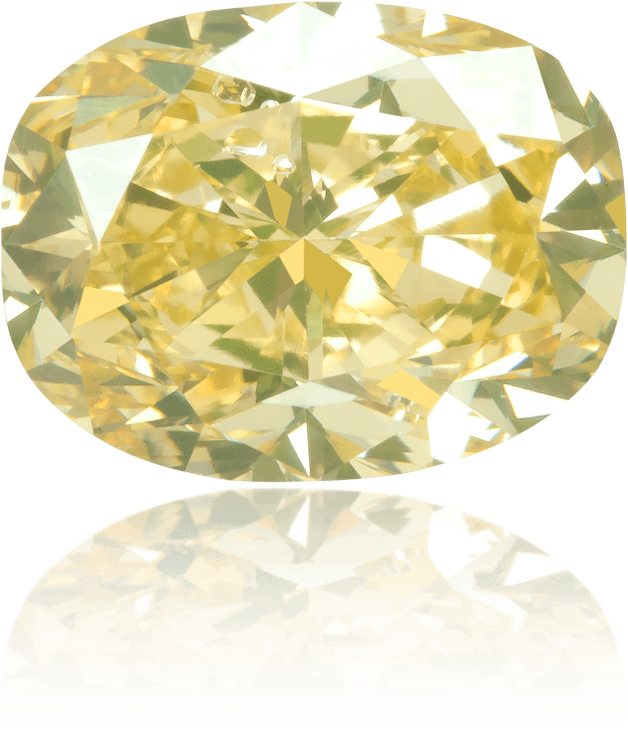 Natural Green Diamond Cushion 1.60 ct Polished