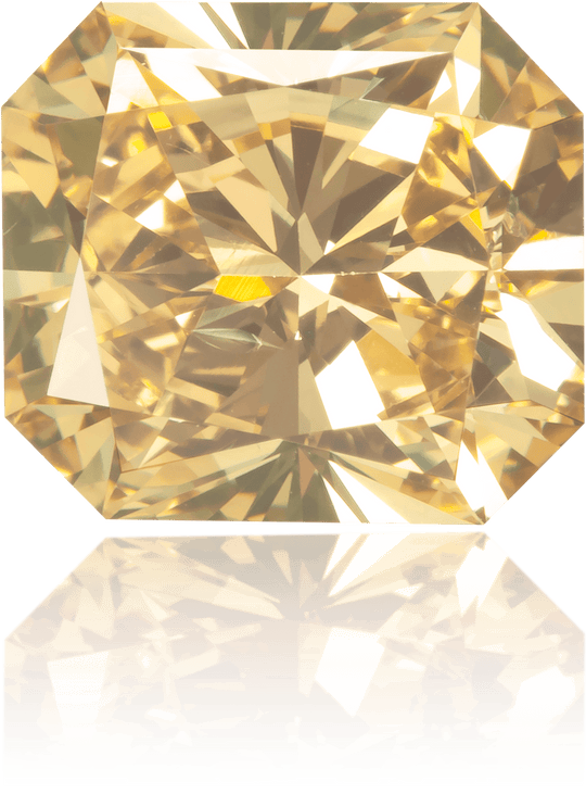 Natural Green Diamond Rectangle 1.58 ct Polished