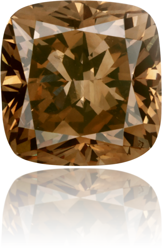 Natural Brown Diamond Square 2.33 ct Polished