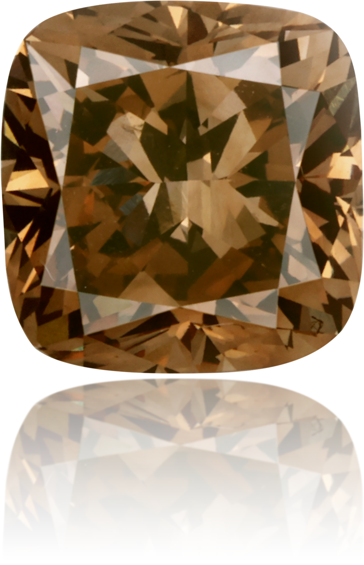 Natural Brown Diamond Square 2.33 ct Polished