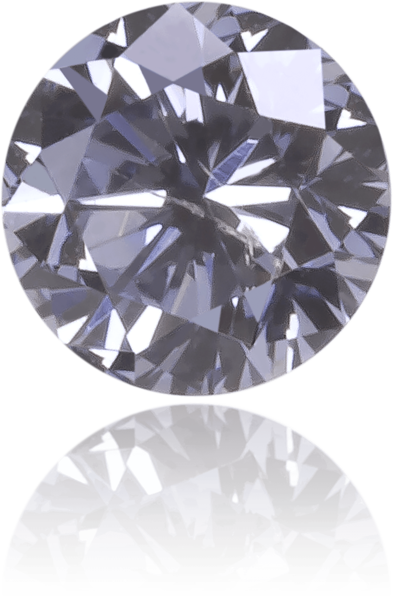 Natural Purple Diamond Round 0.10 ct Polished