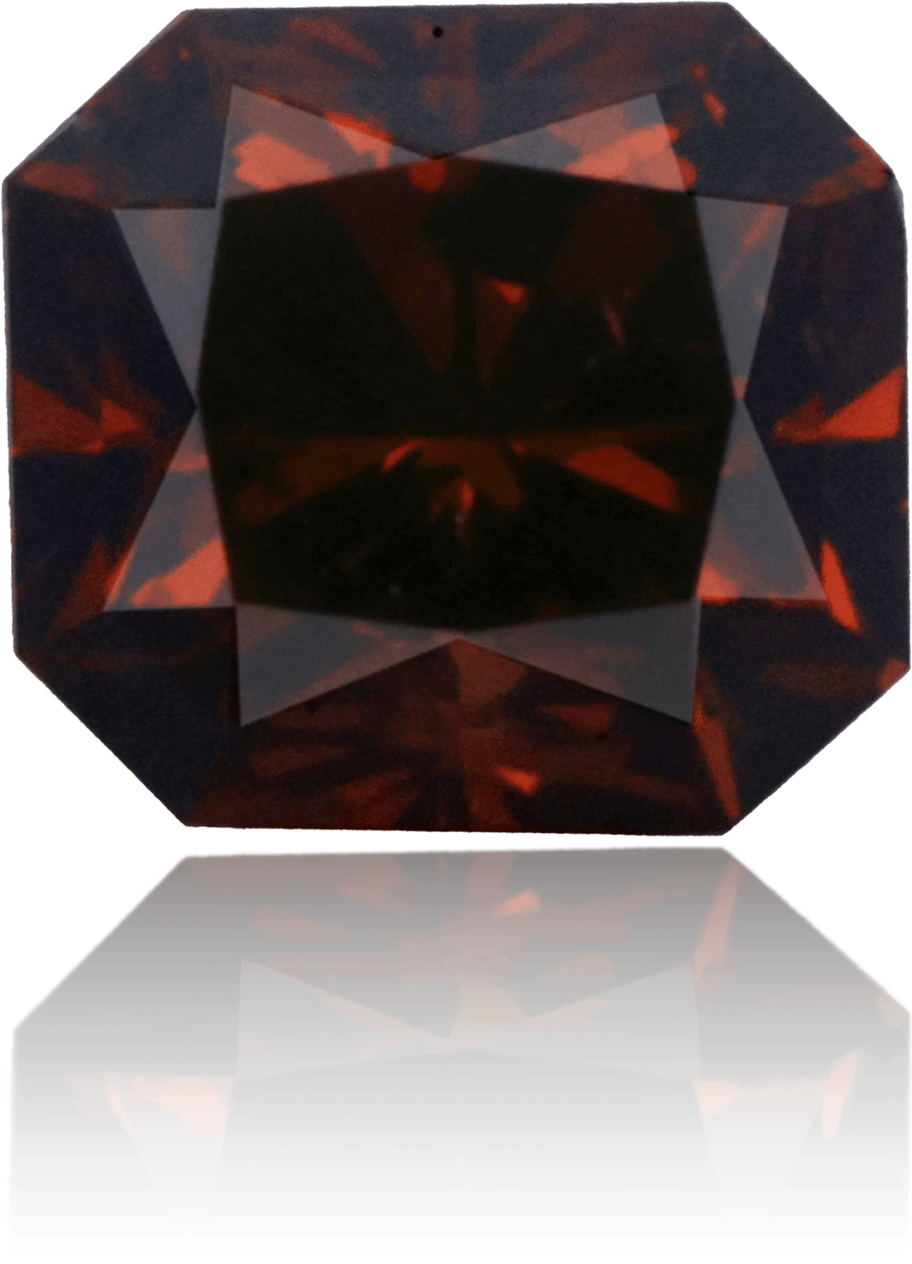 Natural Brown Diamond Rectangle 0.63 ct Polished