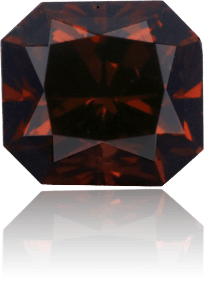 Natural Brown Diamond Rectangle 0.63 ct Polished