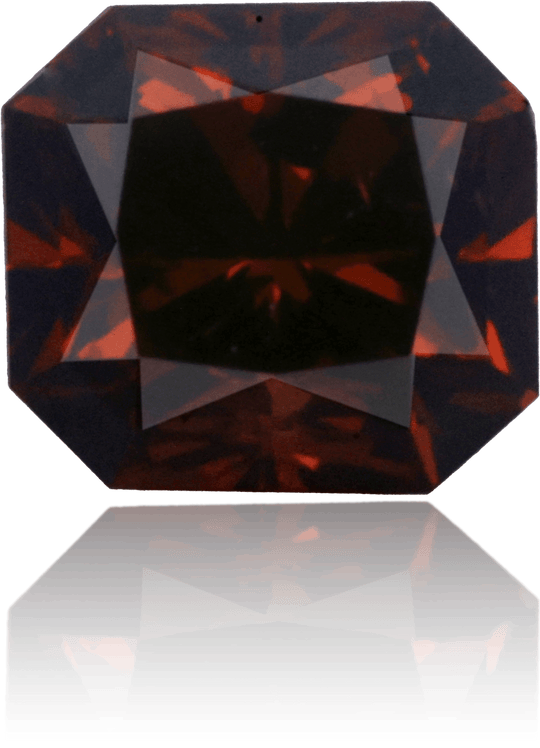 Natural Brown Diamond Rectangle 0.63 ct Polished