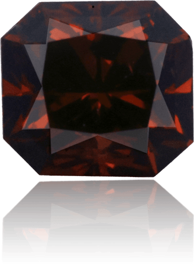 Natural Brown Diamond Rectangle 0.63 ct Polished