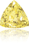 Natural Yellow Diamond Triangle 0.53 ct Polished