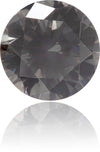 Natural Gray Diamond Round 0.33 ct Polished