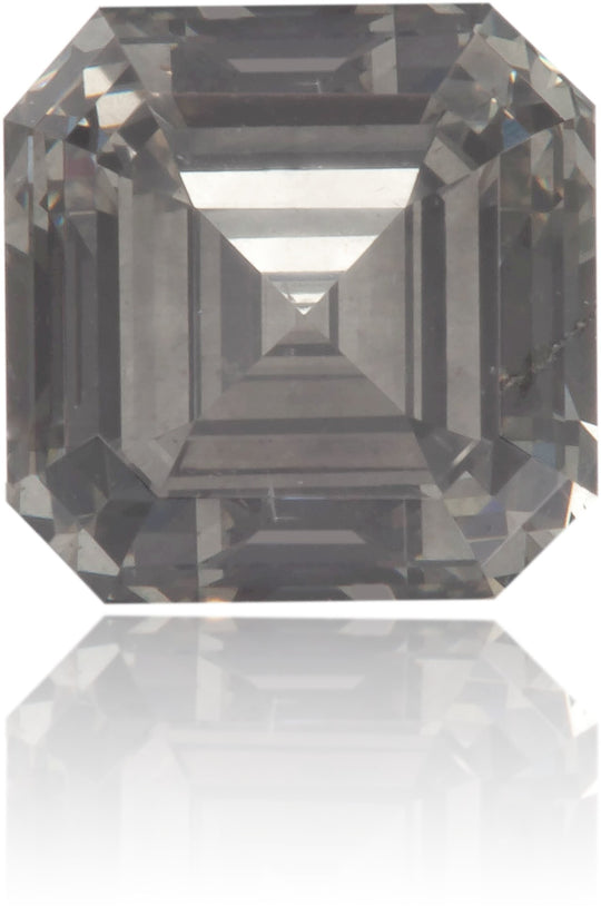 Natural Gray Diamond Square 1.02 ct Polished