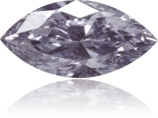Natural Blue Diamond Marquise 0.13 ct Polished