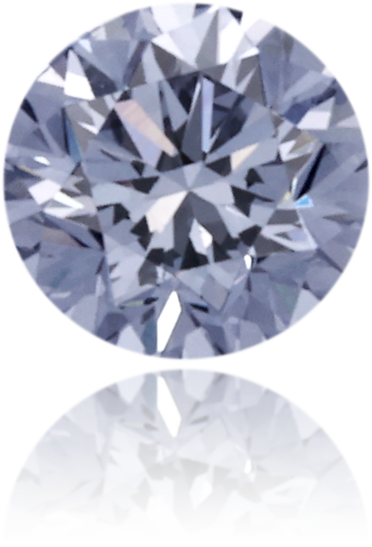 Natural Blue Diamond Round 0.09 ct Polished