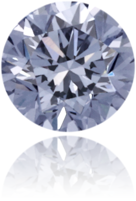 Natural Blue Diamond Round 0.09 ct Polished