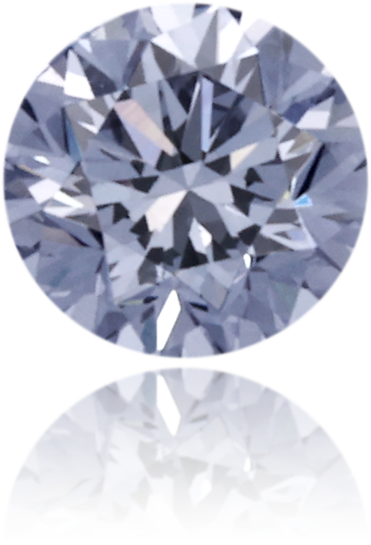 Natural Blue Diamond Round 0.09 ct Polished